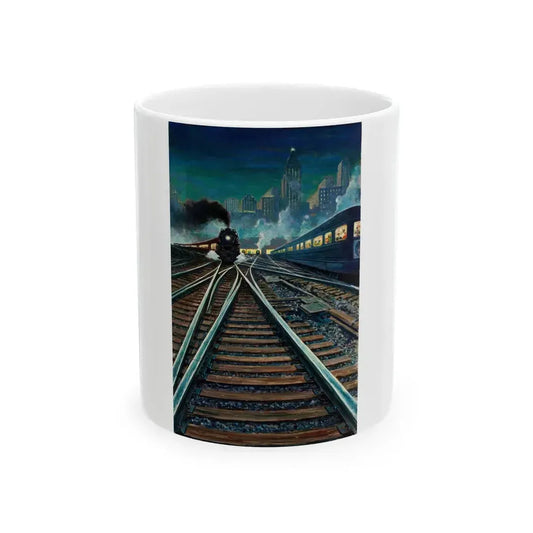 Entering the Station - White Coffee Mug 11oz - Go Mug Yourself