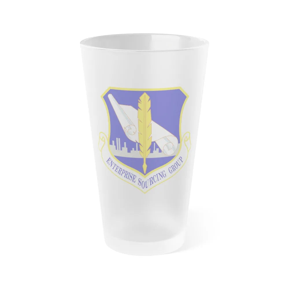 Enterprise Sourcing Group (U.S. Air Force) Frosted Pint Glass 16oz-16oz-Frosted-Go Mug Yourself