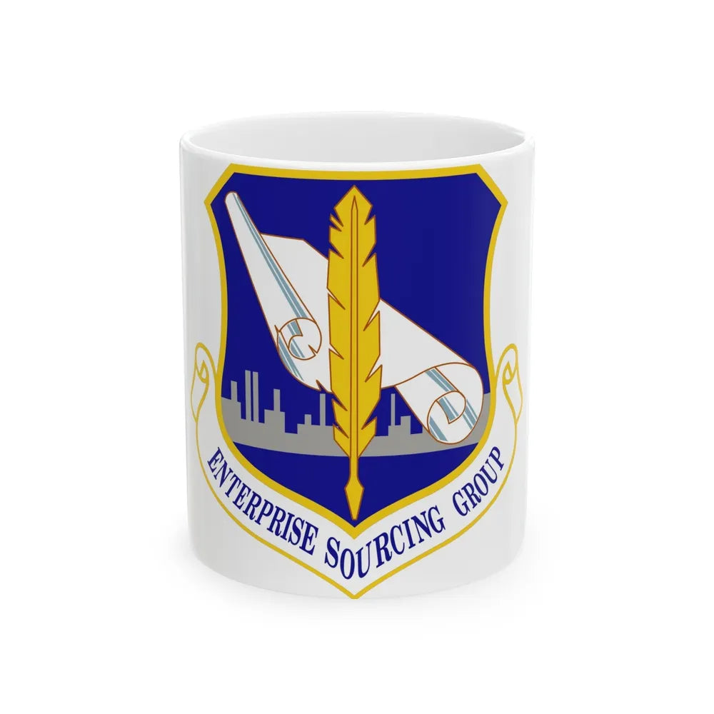 Enterprise Sourcing Group (U.S. Air Force) White Coffee Mug-11oz-Go Mug Yourself