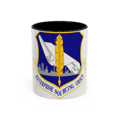 Enterprise Sourcing Group (U.S. Air Force) Accent Coffee Mug 11oz Black - Go Mug Yourself