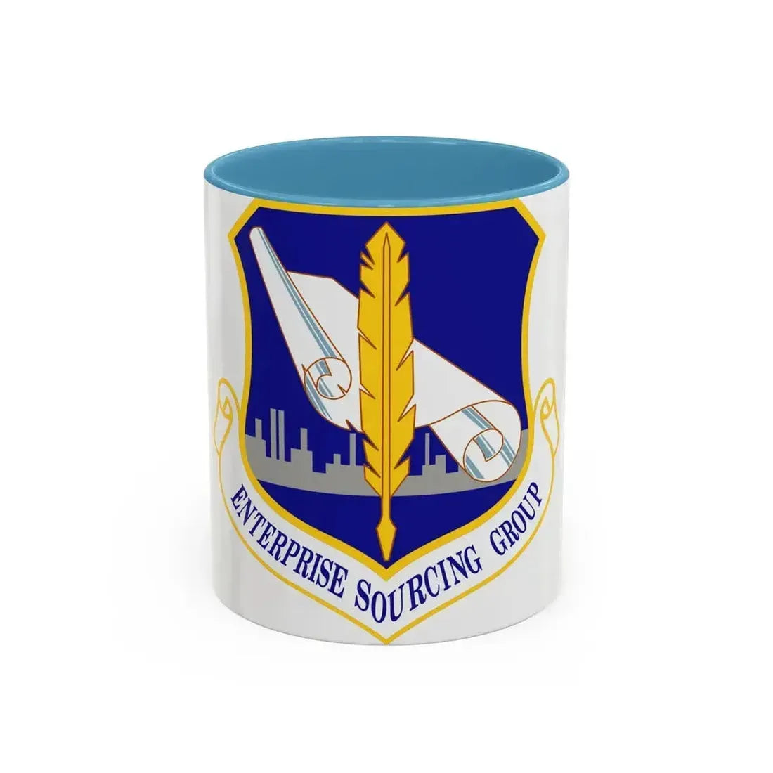 Enterprise Sourcing Group (U.S. Air Force) Accent Coffee Mug 11oz Light Blue - Go Mug Yourself