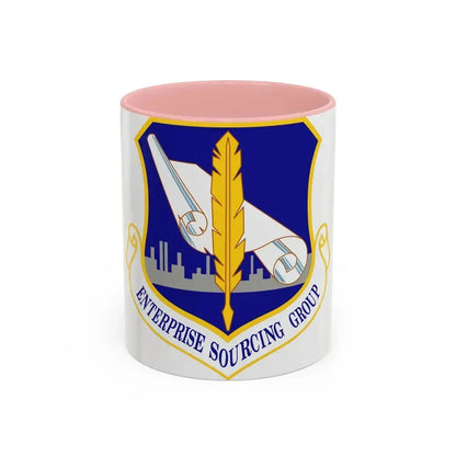 Enterprise Sourcing Group (U.S. Air Force) Accent Coffee Mug 11oz Pink - Go Mug Yourself