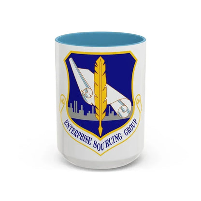 Enterprise Sourcing Group (U.S. Air Force) Accent Coffee Mug 15oz Light Blue - Go Mug Yourself