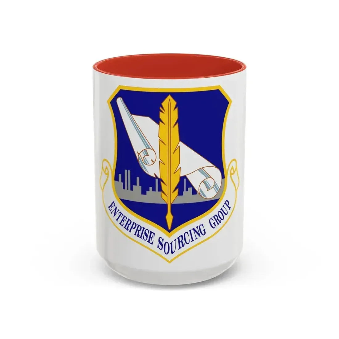 Enterprise Sourcing Group (U.S. Air Force) Accent Coffee Mug 15oz Red - Go Mug Yourself