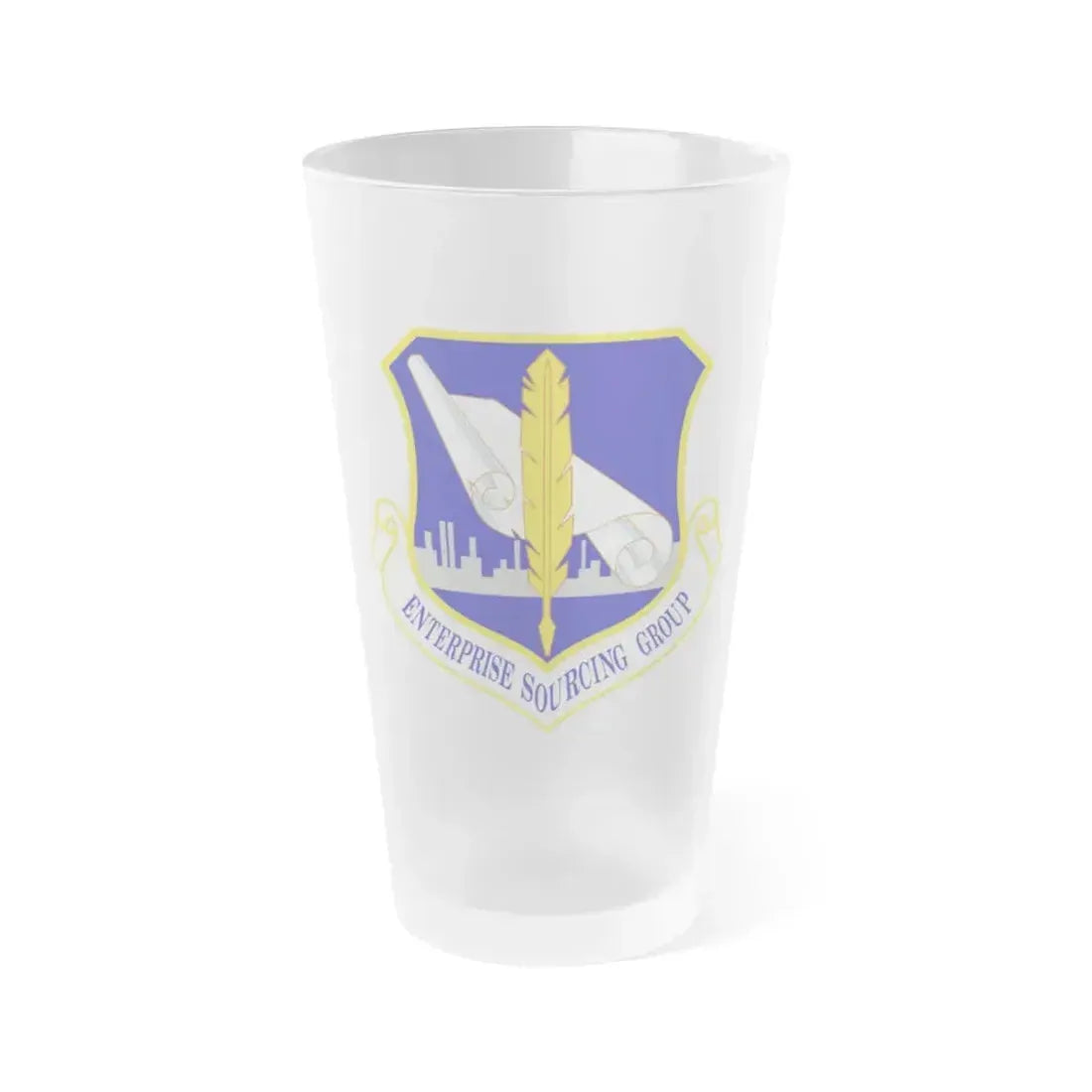 Enterprise Sourcing Group (U.S. Air Force) Frosted Pint Glass 16oz 16oz Frosted - Go Mug Yourself