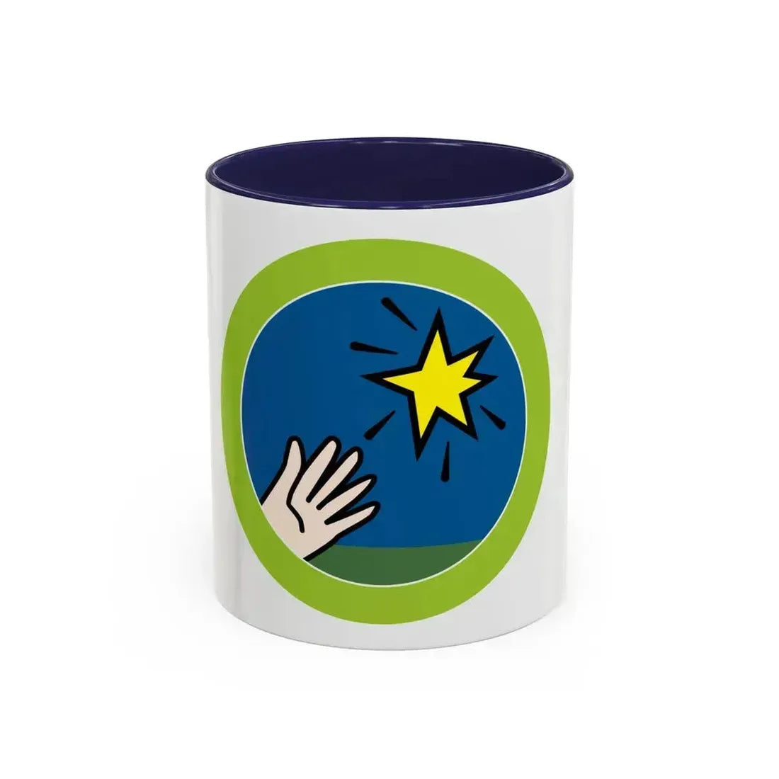 Entrepreneurship (Boy Scout Merit Badge) Accent Coffee Mug 11oz Navy - Go Mug Yourself
