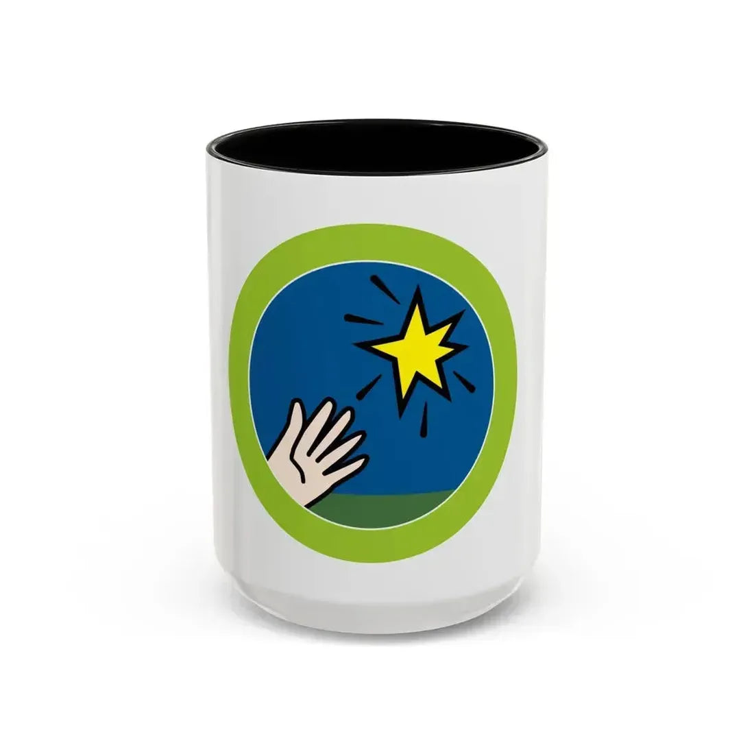 Entrepreneurship (Boy Scout Merit Badge) Accent Coffee Mug 15oz Black - Go Mug Yourself