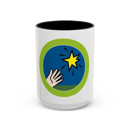 Entrepreneurship (Boy Scout Merit Badge) Accent Coffee Mug 15oz Black - Go Mug Yourself