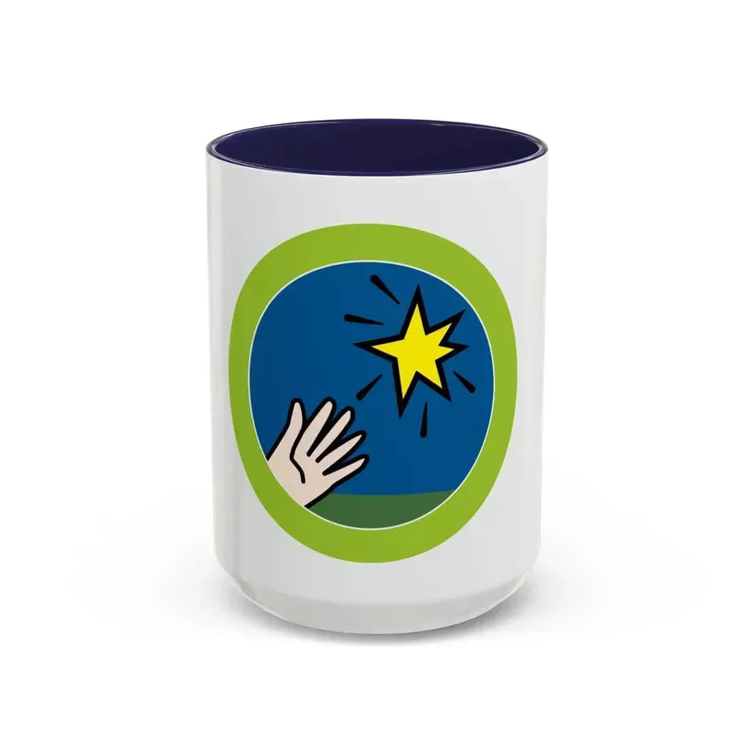 Entrepreneurship (Boy Scout Merit Badge) Accent Coffee Mug 15oz Navy - Go Mug Yourself