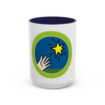 Entrepreneurship (Boy Scout Merit Badge) Accent Coffee Mug 15oz Navy - Go Mug Yourself
