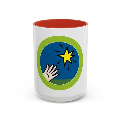 Entrepreneurship (Boy Scout Merit Badge) Accent Coffee Mug 15oz Red - Go Mug Yourself