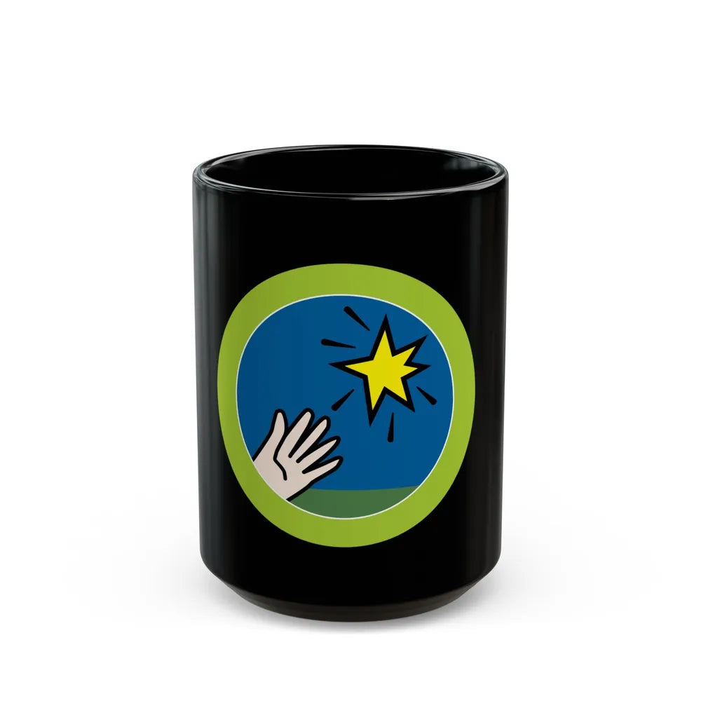 Entrepreneurship (Boy Scout Merit Badge) Black Coffee Mug-15oz-Go Mug Yourself