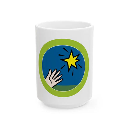 Entrepreneurship (Boy Scout Merit Badge) White Coffee Mug-15oz-Go Mug Yourself