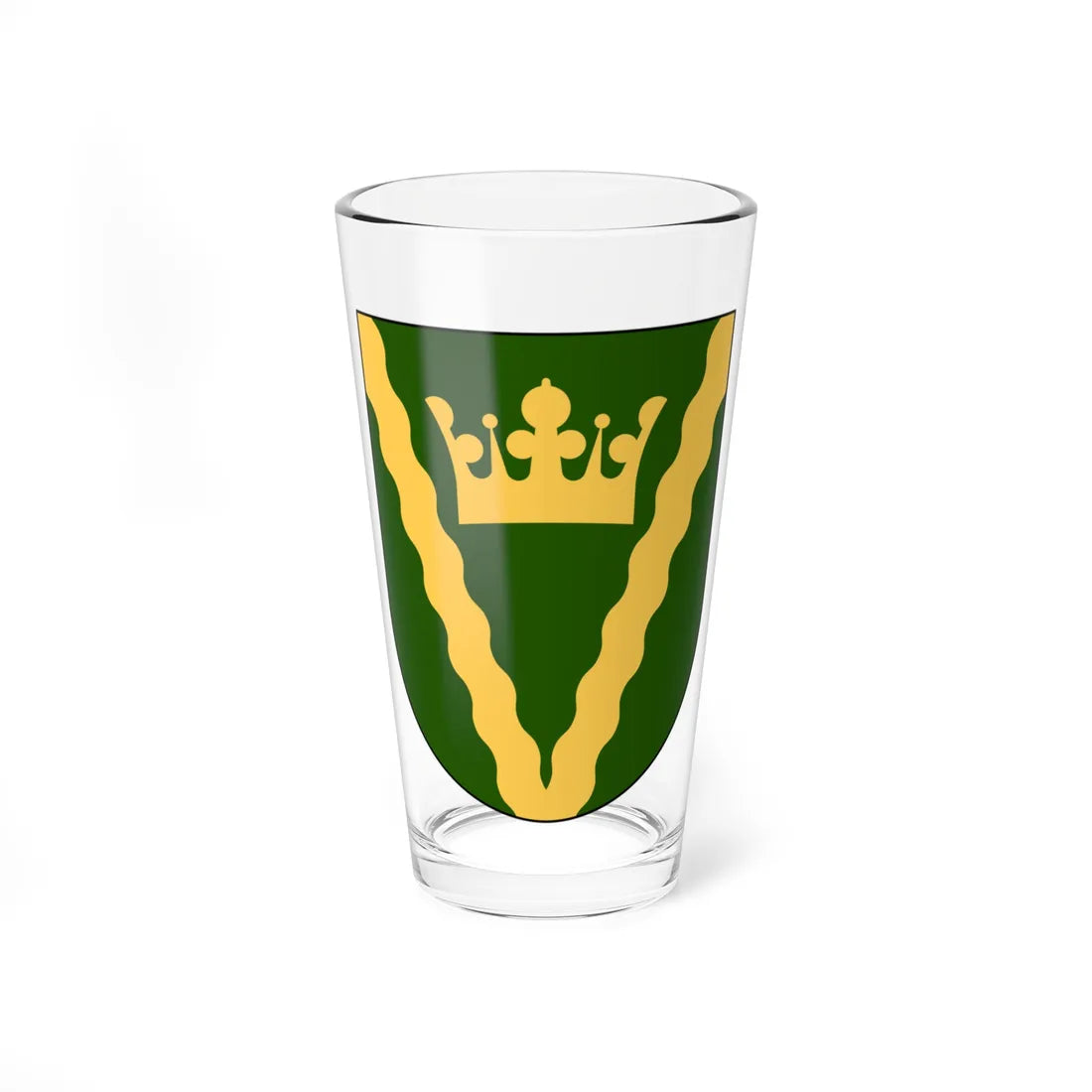 Enviken vapen (Sweden) (Coat of Arms) Pint Glass 16oz 16oz - Go Mug Yourself