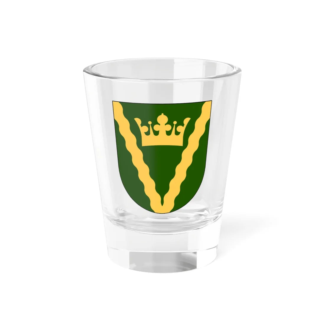 Enviken vapen (Sweden) (Coat of Arms) Shot Glass 1.5oz 1.5oz - Go Mug Yourself