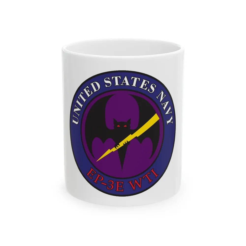 EP 3E WTI Weapons Tactics Instructor (U.S. Navy) White Coffee Mug-11oz-Go Mug Yourself