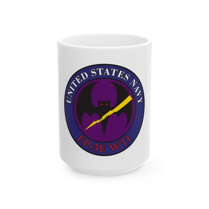 EP 3E WTI Weapons Tactics Instructor (U.S. Navy) White Coffee Mug-15oz-Go Mug Yourself