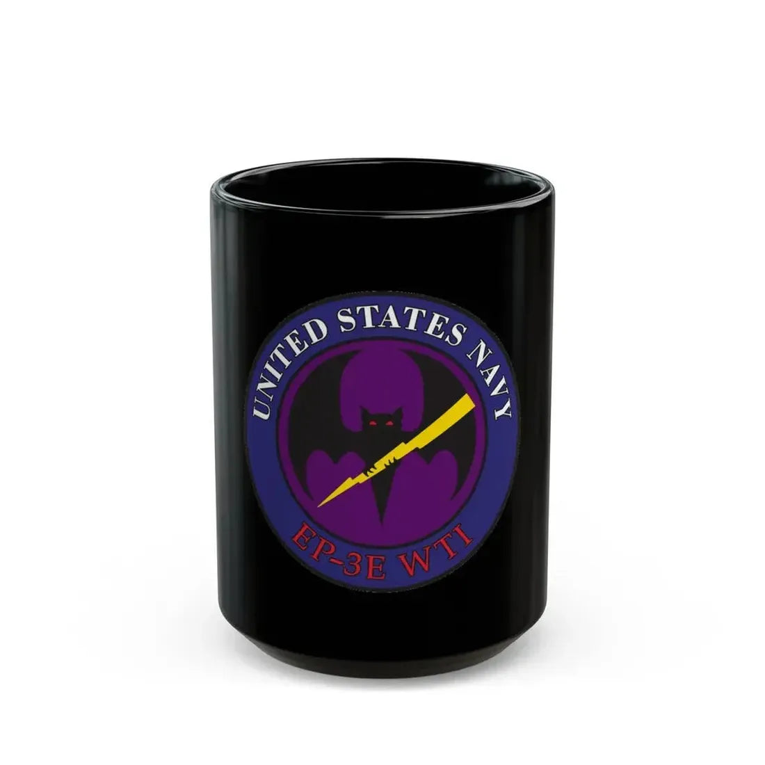 EP 3E WTI Weapons Tactics Instructor (U.S. Navy) Black Coffee Mug 15oz - Go Mug Yourself