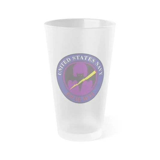 EP 3E WTI Weapons Tactics Instructor (U.S. Navy) Frosted Pint Glass 16oz Default Title - Go Mug Yourself