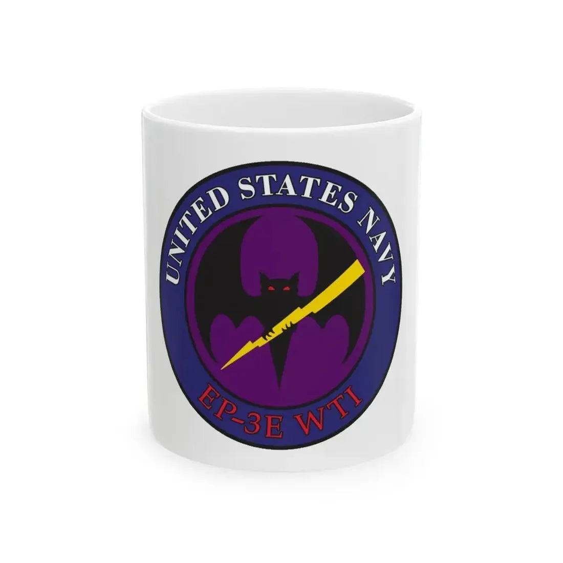 EP 3E WTI Weapons Tactics Instructor (U.S. Navy) White Coffee Mug 11oz - Go Mug Yourself