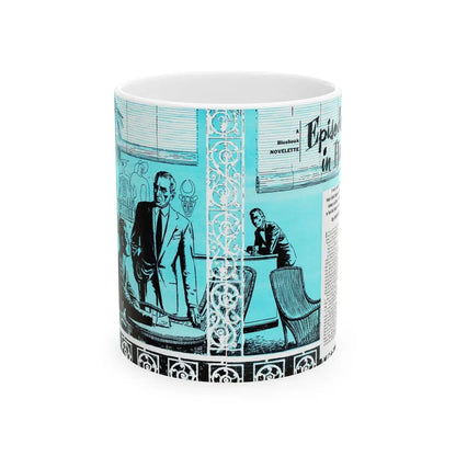 Episode in Haiti, Bluebook, August 1952 - White Coffee Mug 11oz - Go Mug Yourself
