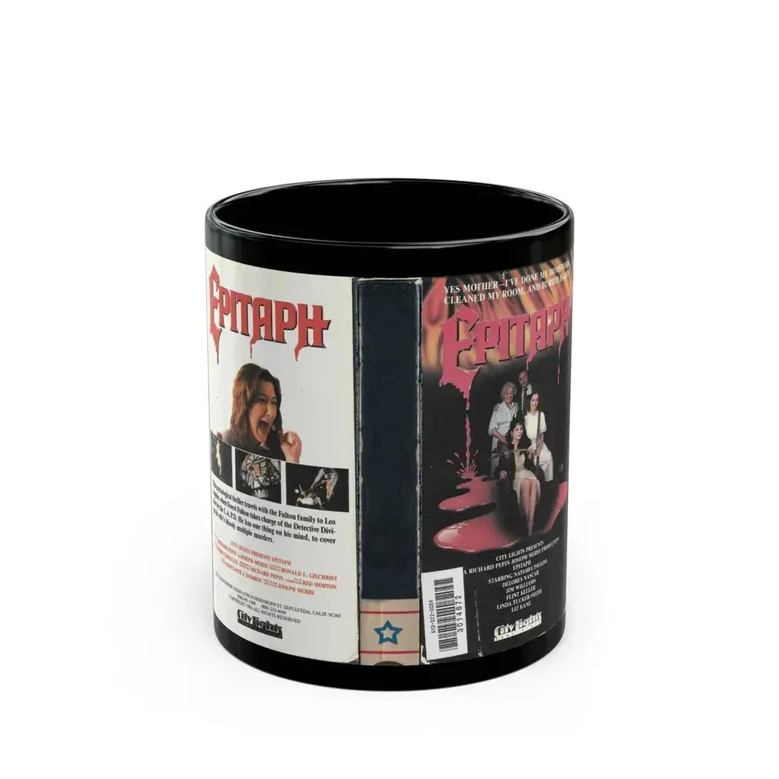 EPITAPH (VHS COVER) - Black Coffee Mug 11oz - Go Mug Yourself
