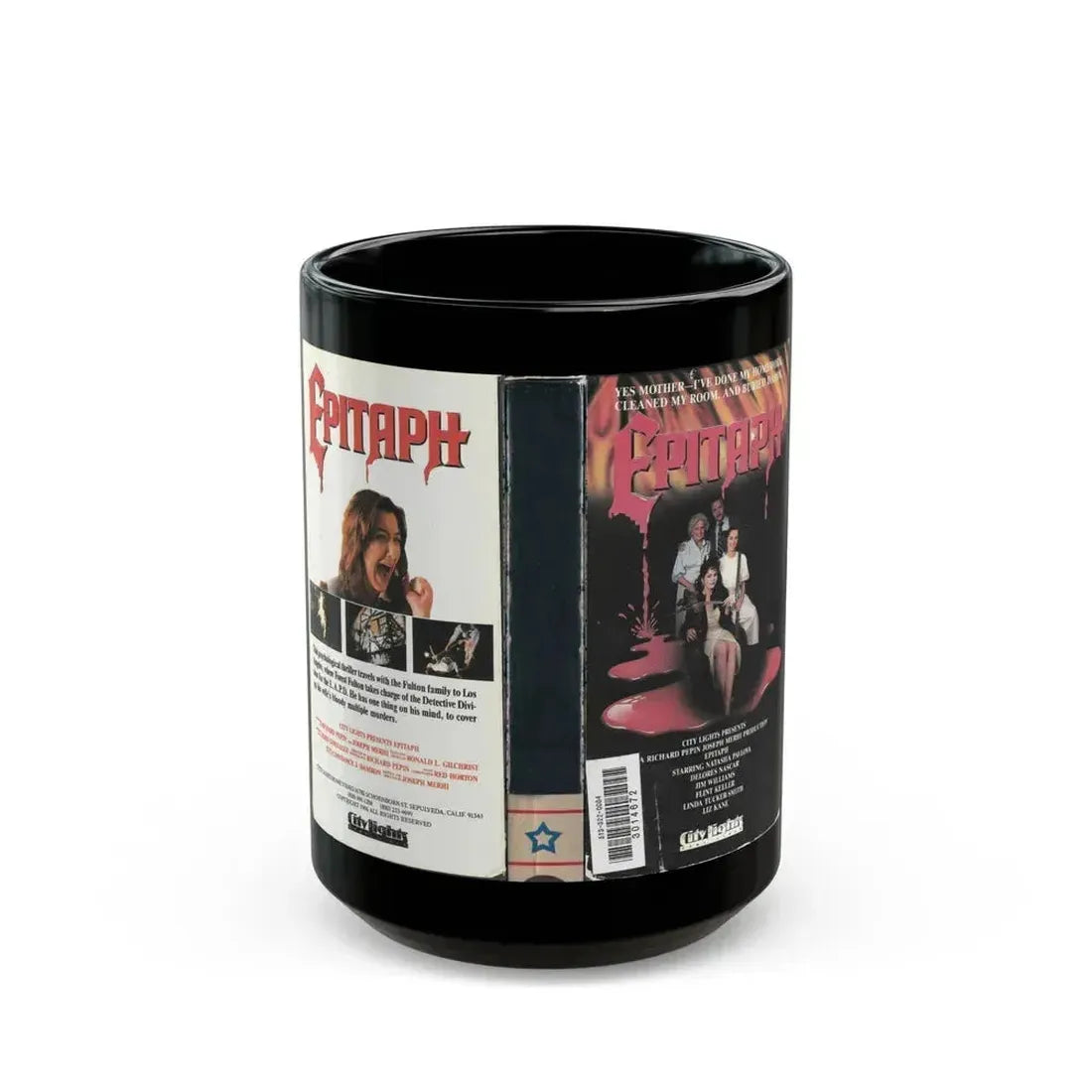 EPITAPH (VHS COVER) - Black Coffee Mug 15oz - Go Mug Yourself