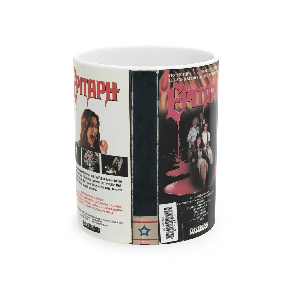 EPITAPH (VHS COVER) - White Coffee Mug-11oz-Go Mug Yourself