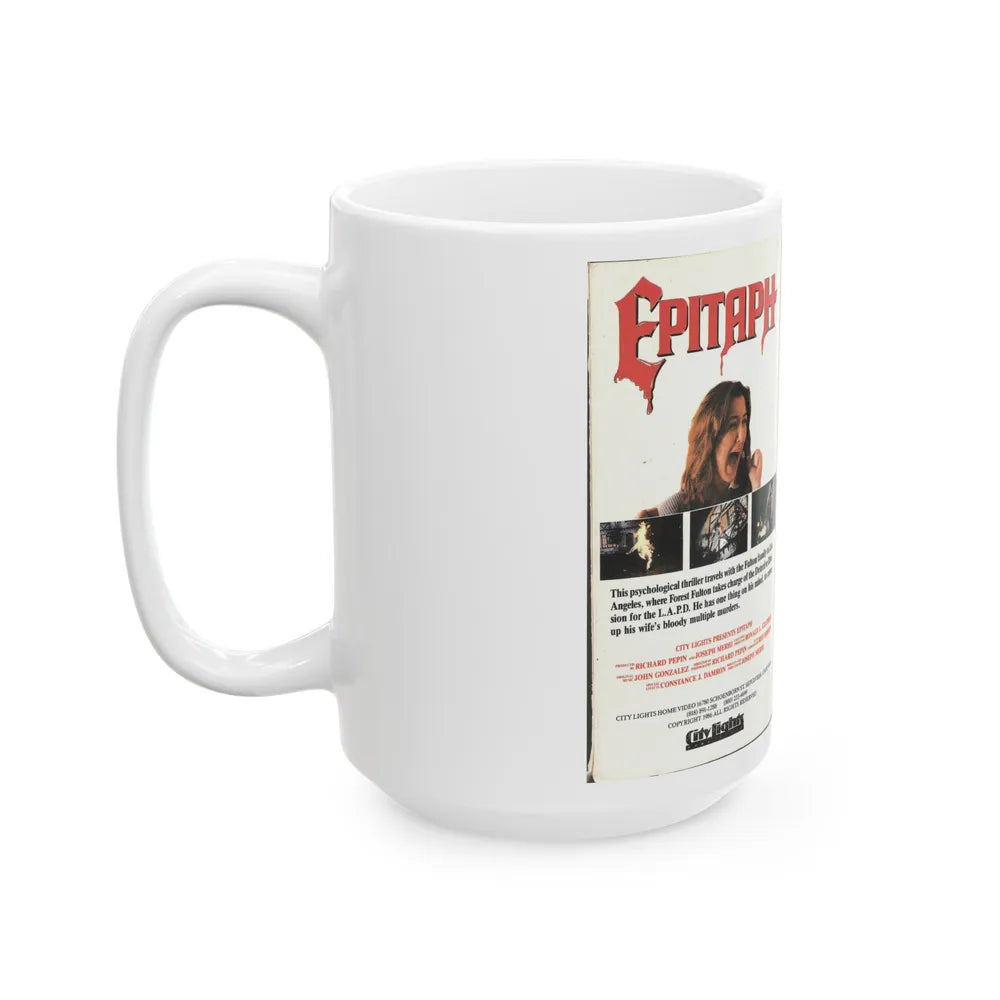 EPITAPH (VHS COVER) - White Coffee Mug-Go Mug Yourself