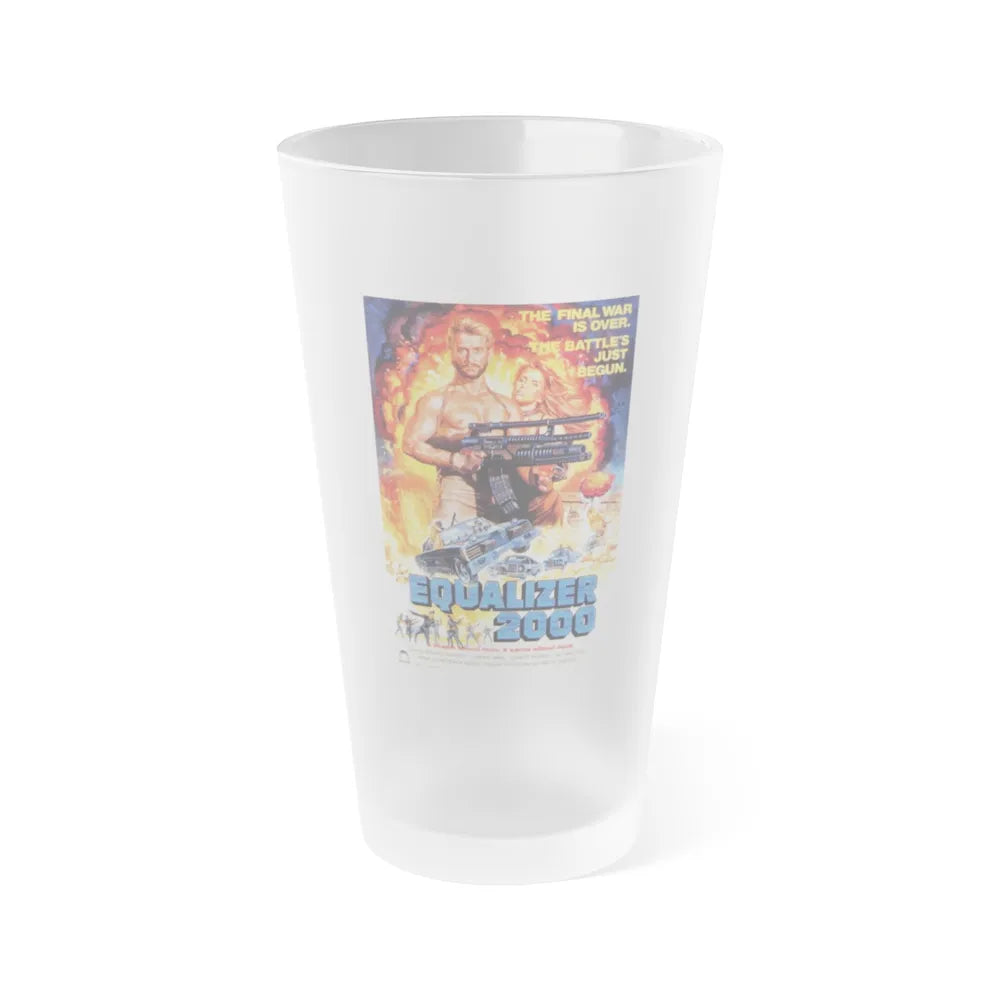 EQUALIZER 2000 1987 Movie Poster - Frosted Pint Glass 16oz-16oz-Frosted-Go Mug Yourself