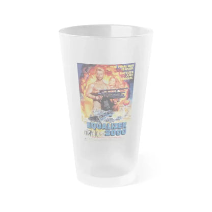 EQUALIZER 2000 1987 Movie Poster - Frosted Pint Glass 16oz 16oz Frosted - Go Mug Yourself