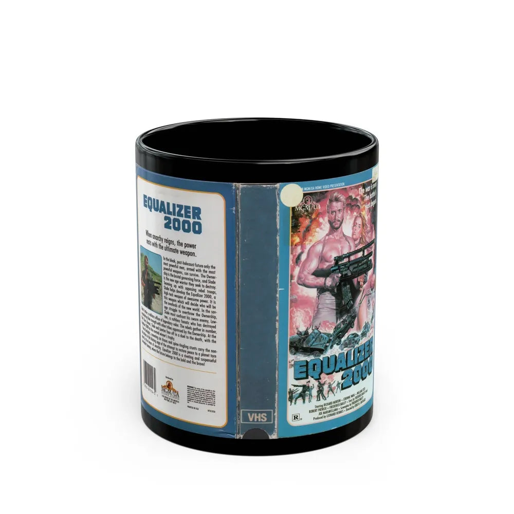 EQUALIZER 2000 (VHS COVER) - Black Coffee Mug-11oz-Go Mug Yourself