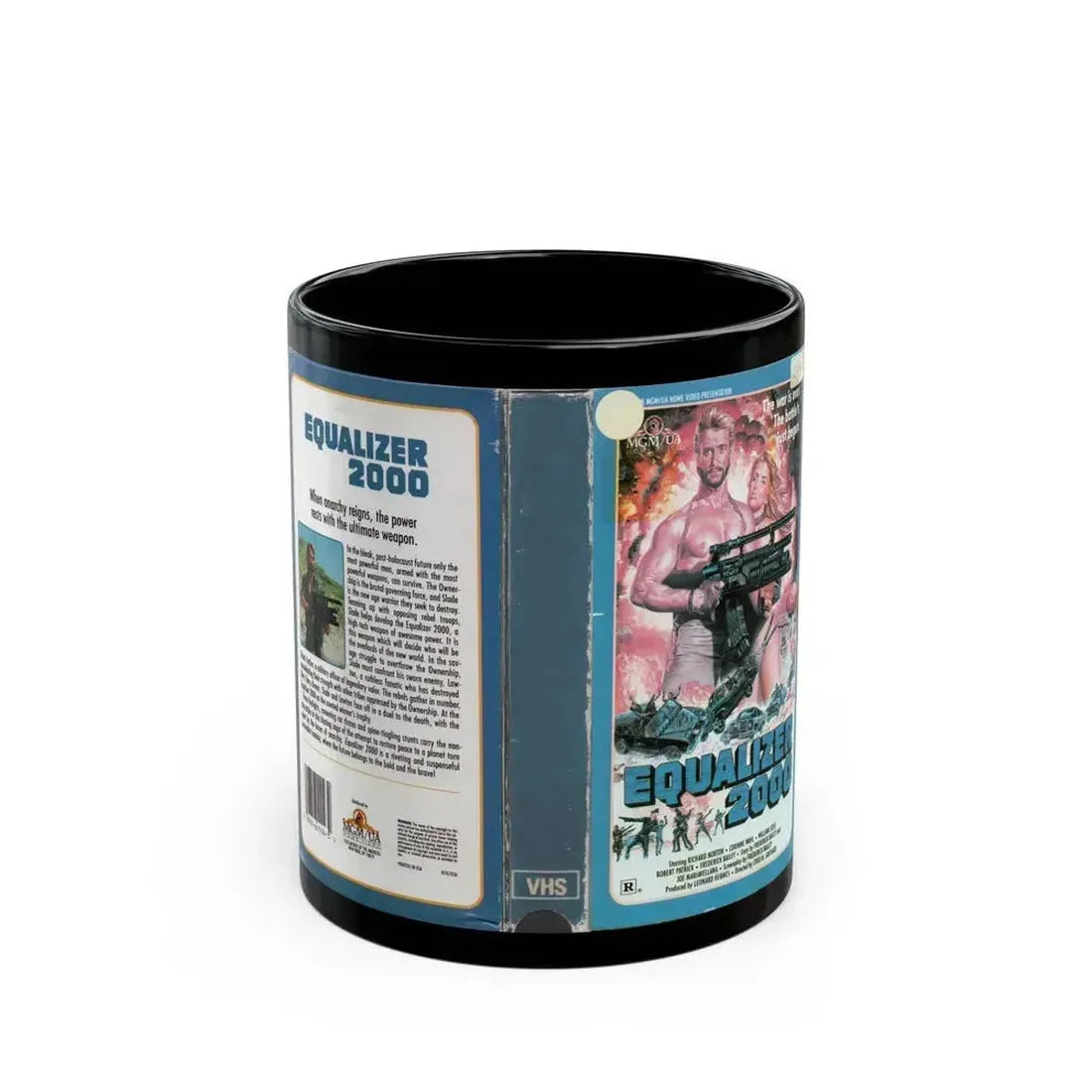 EQUALIZER 2000 (VHS COVER) - Black Coffee Mug 11oz - Go Mug Yourself