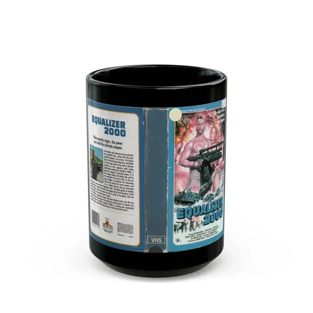 EQUALIZER 2000 (VHS COVER) - Black Coffee Mug 15oz - Go Mug Yourself