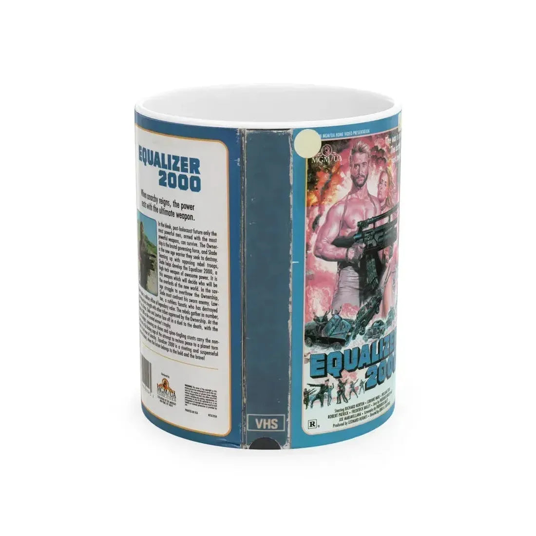 EQUALIZER 2000 (VHS COVER) - White Coffee Mug 11oz - Go Mug Yourself