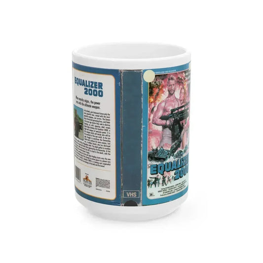 EQUALIZER 2000 (VHS COVER) - White Coffee Mug 15oz - Go Mug Yourself