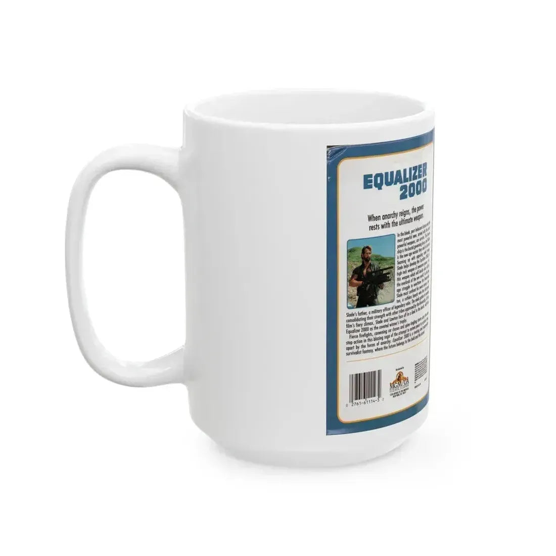EQUALIZER 2000 (VHS COVER) - White Coffee Mug - Go Mug Yourself