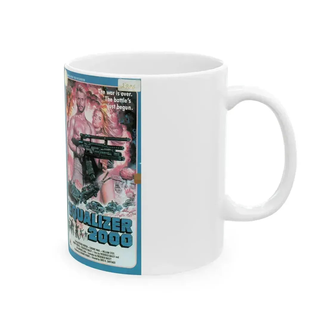 EQUALIZER 2000 (VHS COVER) - White Coffee Mug - Go Mug Yourself