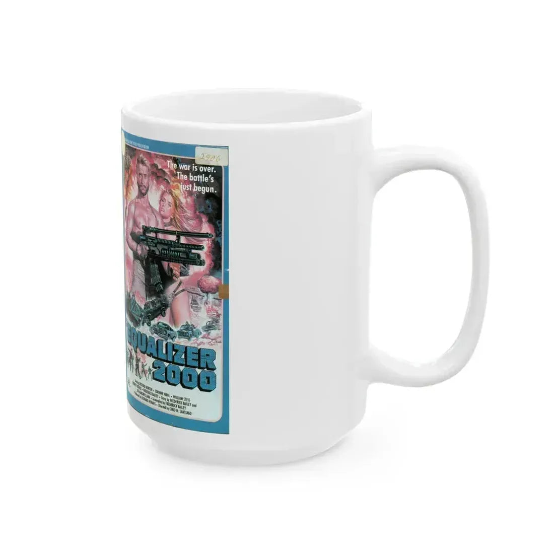 EQUALIZER 2000 (VHS COVER) - White Coffee Mug - Go Mug Yourself