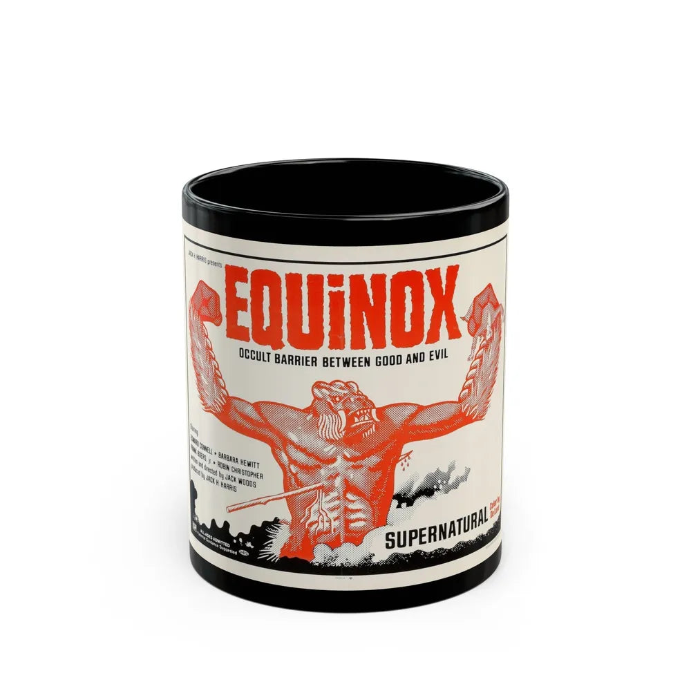 EQUINOX (2) 1970 Movie Poster - Black Coffee Mug-11oz-Go Mug Yourself