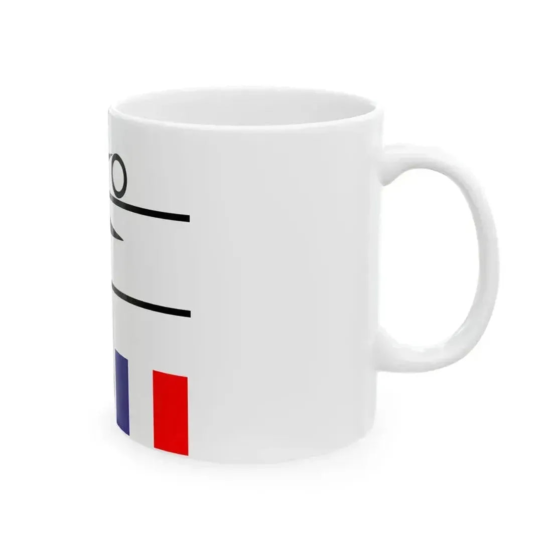 Equipe de France de volley-ball (France) White Coffee Mug - Go Mug Yourself