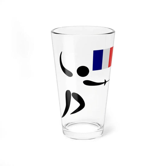 Equipe de France descrime (France) Pint Glass 16oz 16oz - Go Mug Yourself