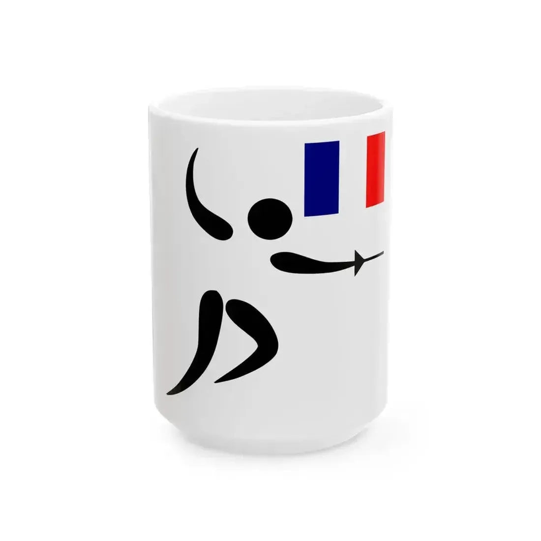 Equipe de France descrime (France) White Coffee Mug 15oz - Go Mug Yourself