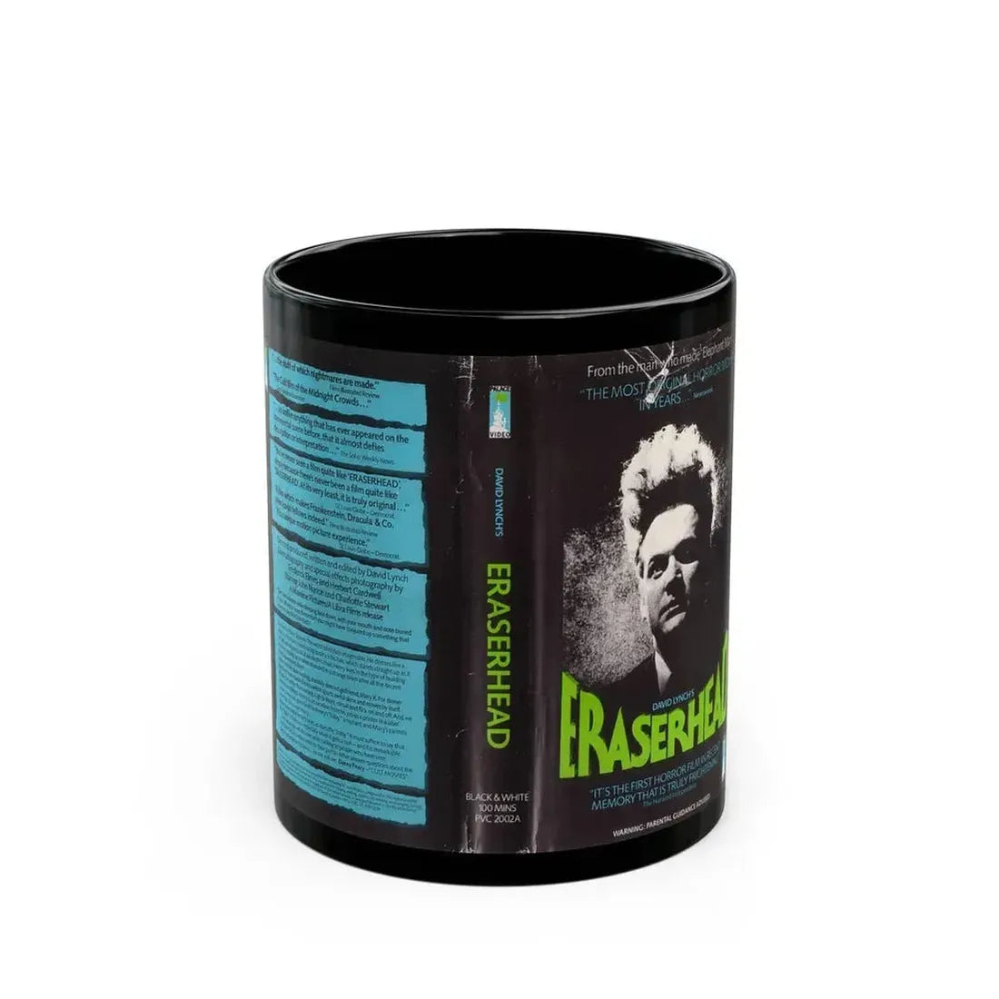 ERASERHEAD (VHS COVER) - Black Coffee Mug 11oz - Go Mug Yourself