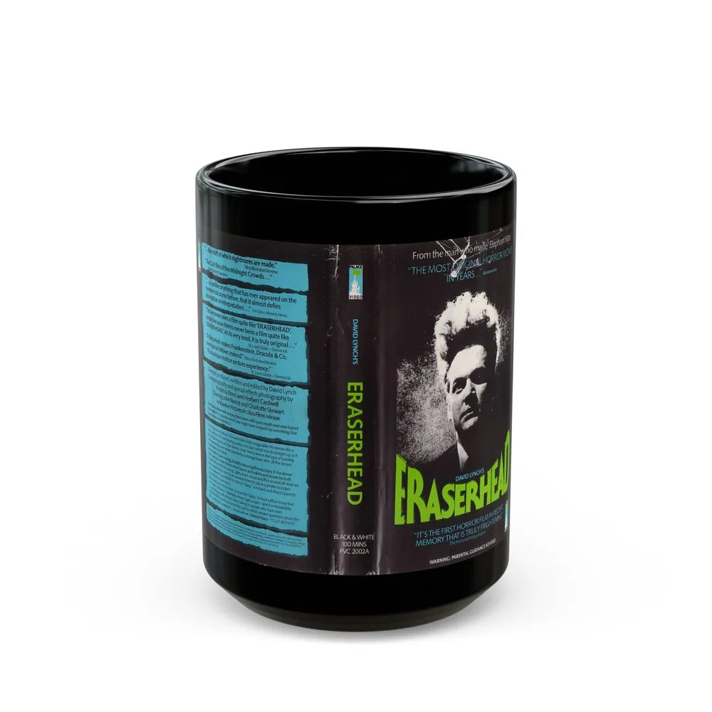 ERASERHEAD (VHS COVER) - Black Coffee Mug-15oz-Go Mug Yourself