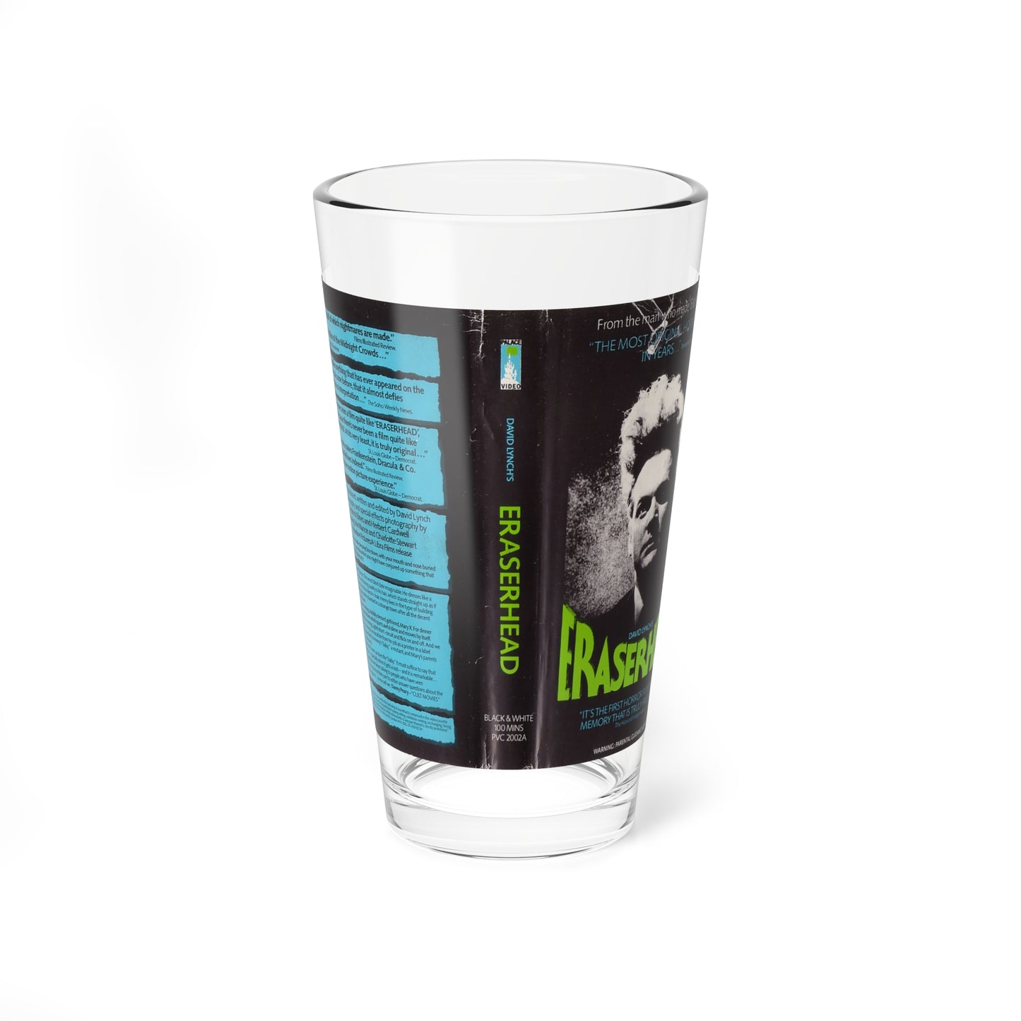 ERASERHEAD (VHS COVER) Pint Glass 16oz-16oz-Go Mug Yourself