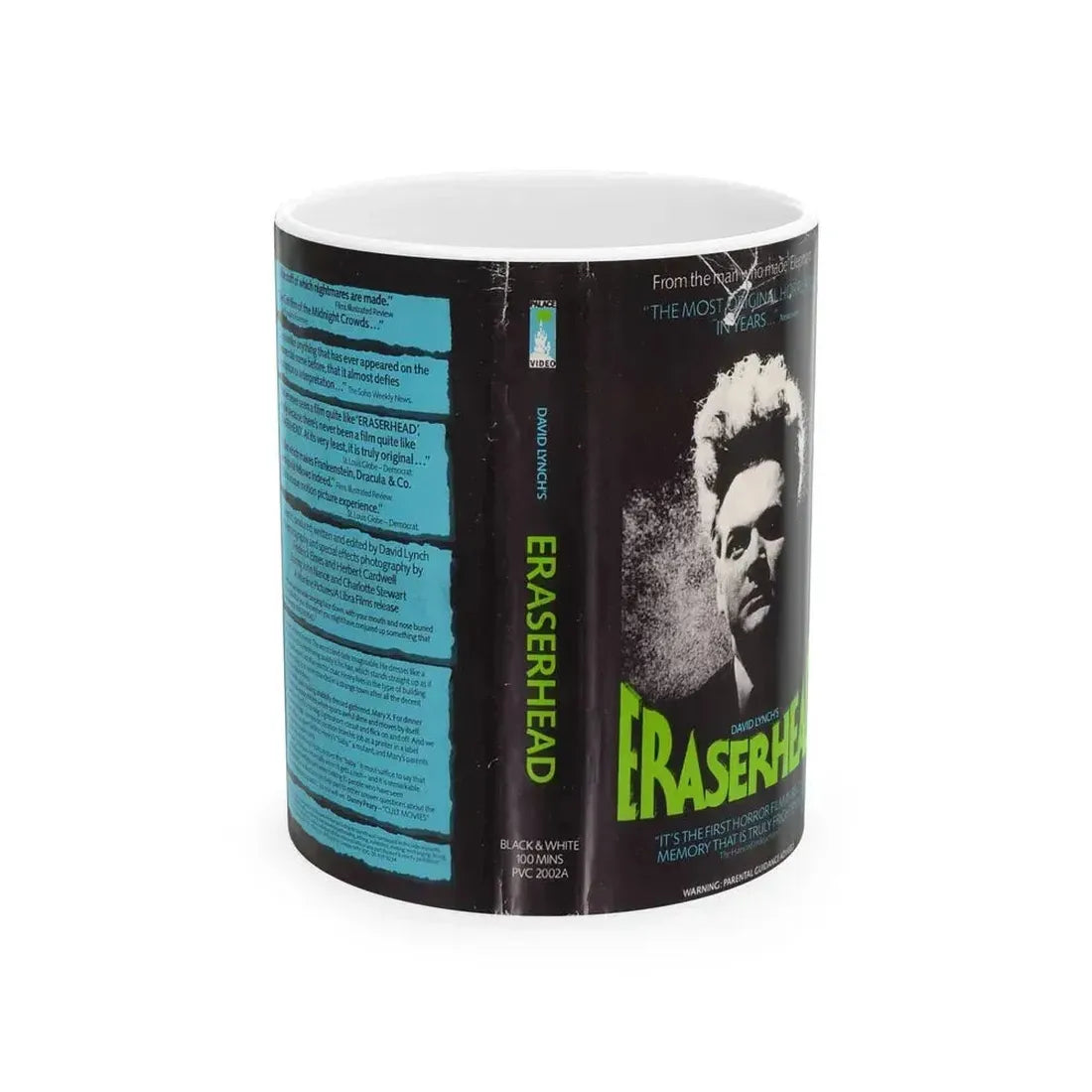 ERASERHEAD (VHS COVER) - White Coffee Mug 11oz - Go Mug Yourself