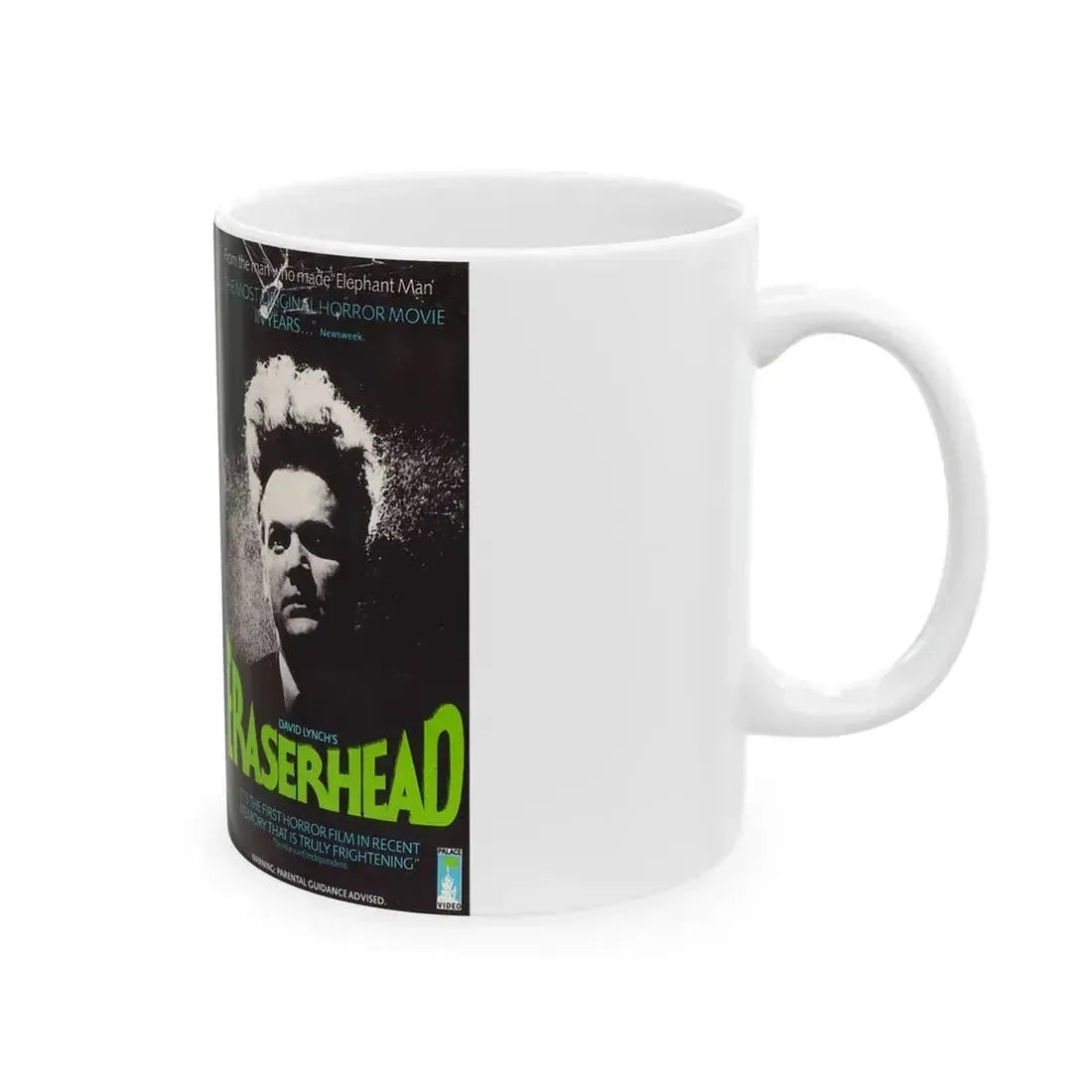 ERASERHEAD (VHS COVER) - White Coffee Mug - Go Mug Yourself