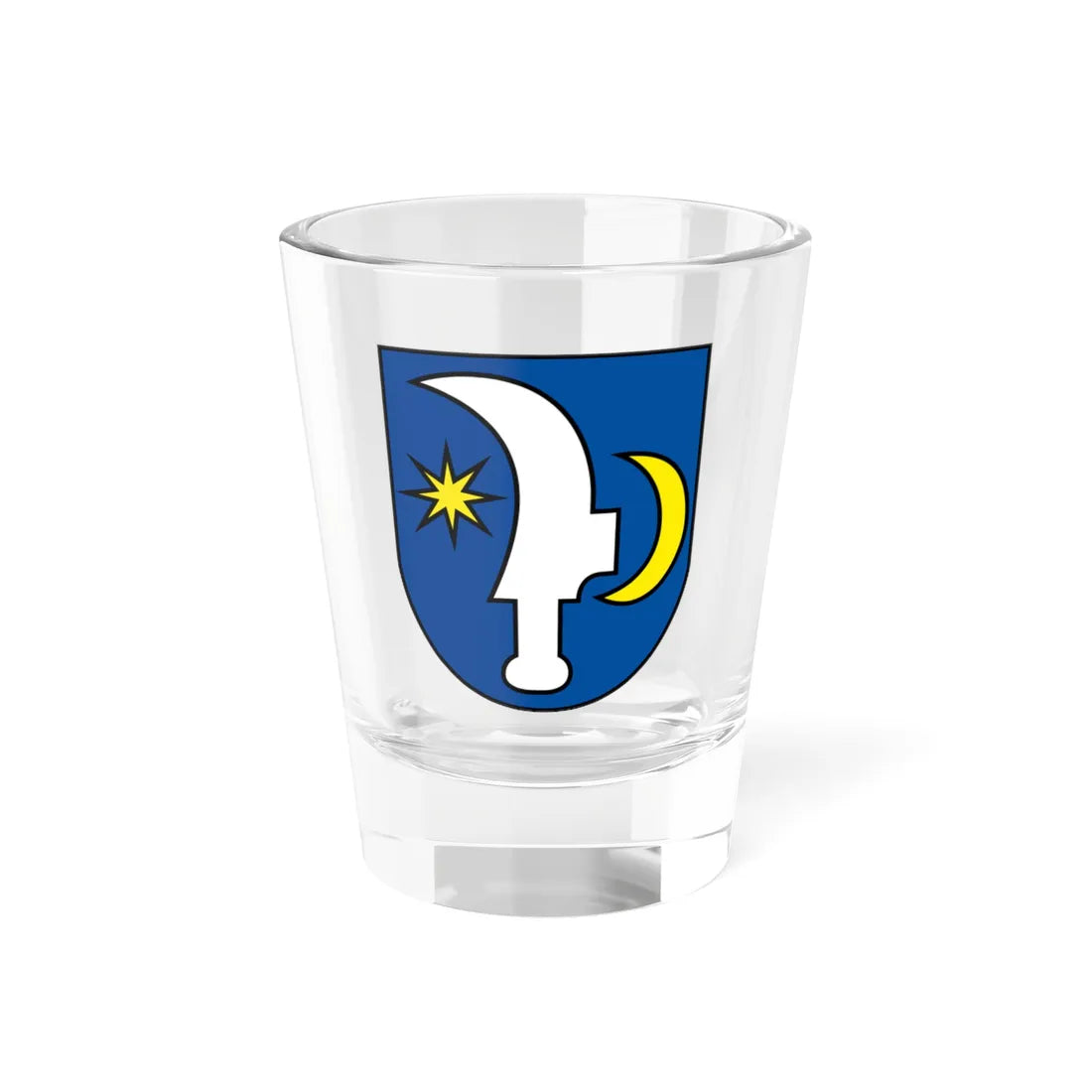 Erb obce Vinné (Slovakia) (Coat of Arms) Shot Glass 1.5oz 1.5oz - Go Mug Yourself