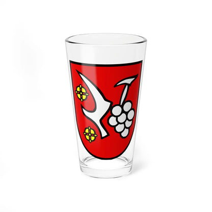 Erb vajnory (Slovakia) (Coat of Arms) Pint Glass 16oz 16oz - Go Mug Yourself